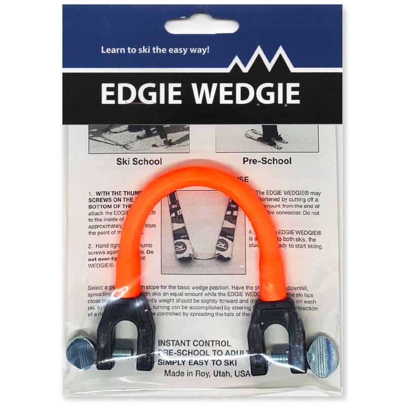 Edgie Wedgie Slope Ropes x Edgie Wedgie Learn-to-Ski Pack (Orange - Edgie Wedgie only) - Image 1